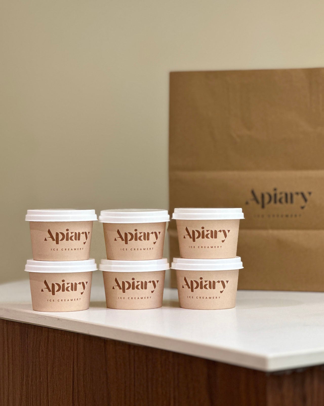 Apiary Gourmet Ice Cream Tasting Set | Homemade Creamery | Apiary Singapore