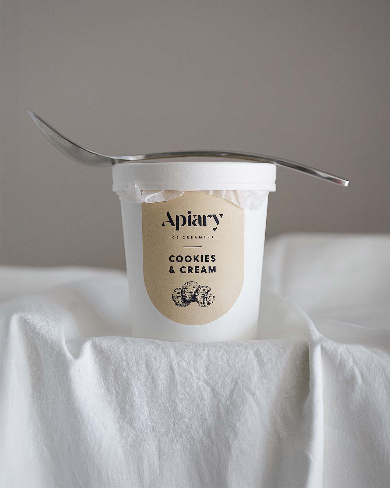 Cookies & Cream Ice Cream | Homemade Ice Creamery | Apiary Singapore