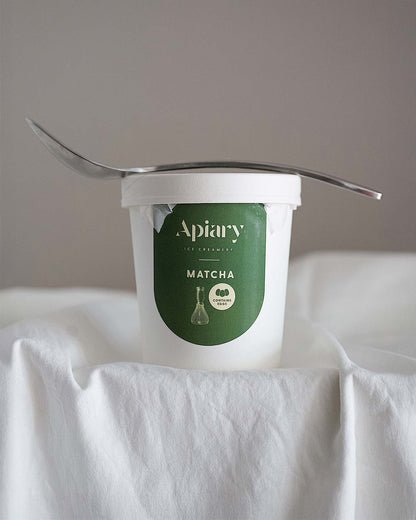 Matcha Ice Cream | Homemade Ice Creamery | Apiary Singapore