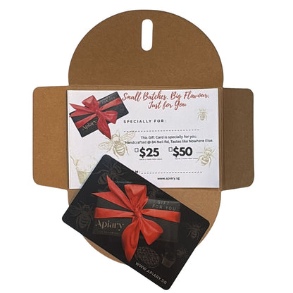 $50 Apiary Gift Card